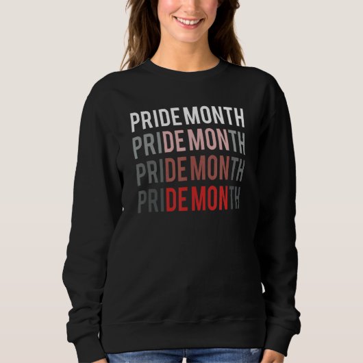 Pride Month Demon Meme Sweatshirt (Vorderseite)
