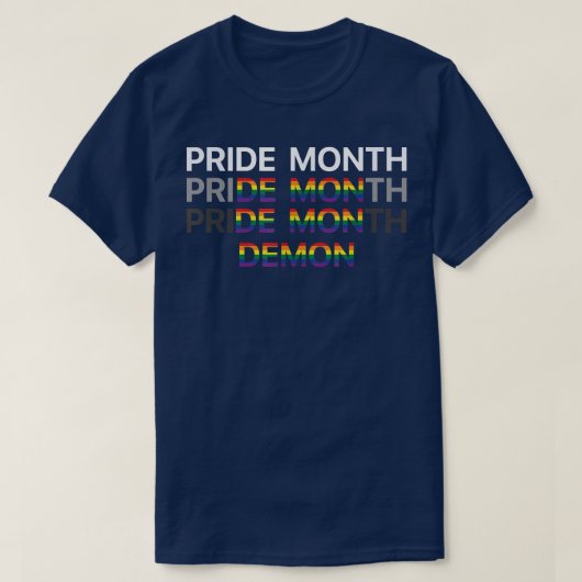 Pride Month Demon T - Shirt (Design vorne)