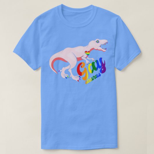 Pride Month Gay Saurus LGBT T-Shirt (Design vorne)