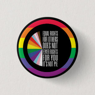 Pride Month LGBT mit Regenbogenthema Button
