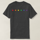 Pride Month LGBT Polka Dot Rainbow Lesbian Equalit T-Shirt (Design vorne)