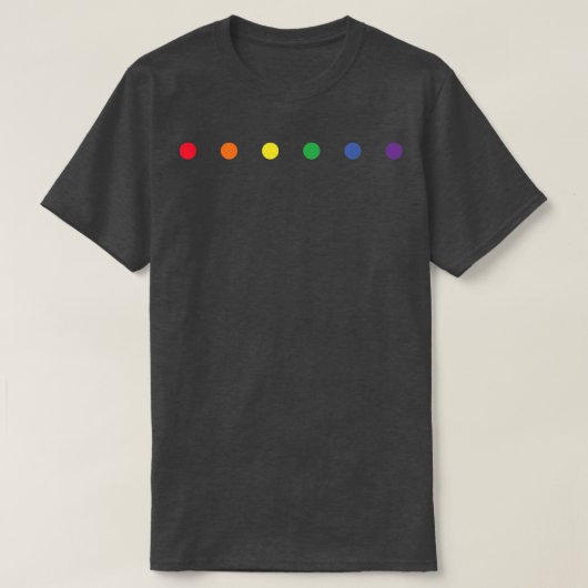 Pride Month LGBT Polka Dot Rainbow Lesbian Equalit T-Shirt (Design vorne)