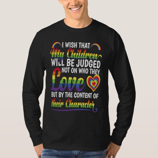 Pride Month LGBTQ Rainbow Pride Flag LGBT T-Shirt (Vorderseite)