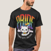 Pride Month Phoenix City Arizona USA Regenbogenfla T-Shirt (Vorderseite)