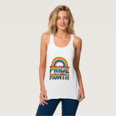 Pride Month Rainbow Womens Tank Top (Vorderseite Vollansicht)