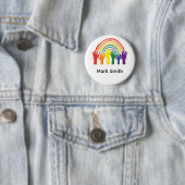 Pride Month Regenbogenfeier Button (Beispiel)