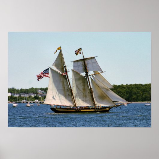 Pride of Baltimore II Tall Ship Poster (Vorne)