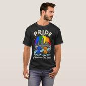 Pride of Oklahoma City OKC Dogs Rainbow Flag T-Shirt (Vorne ganz)