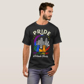 Pride of Orlando City Florida Cats Rainbow Flag T-Shirt (Vorne ganz)