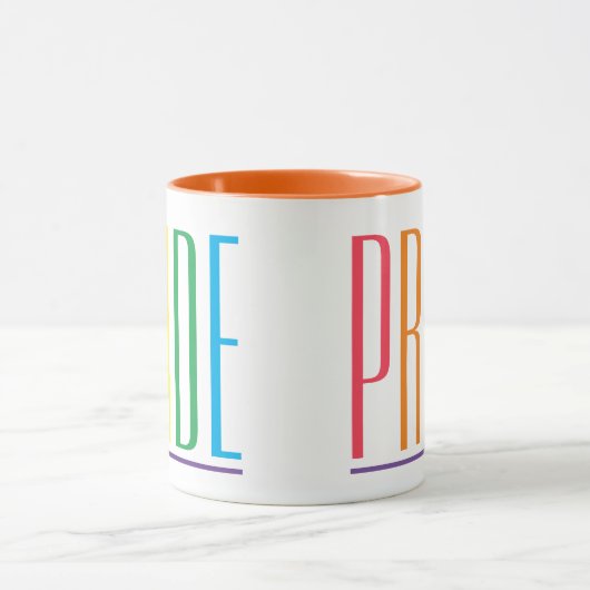 PRIDE Orange Combo Tasse (Zentrum)