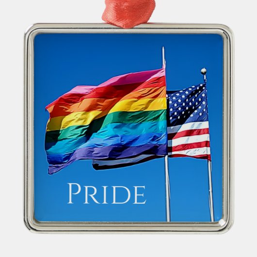 'Pride' Ornament Aus Metall (Vorne)