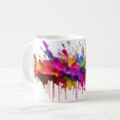 Pride Paint Splash Tasse (Vorderseite Links)