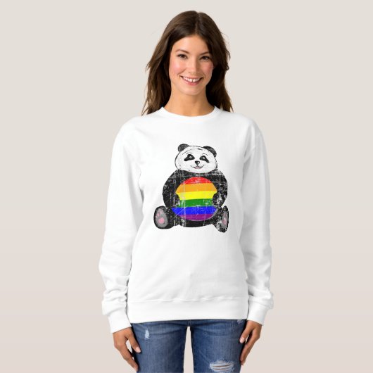 Pride Panda Sweatshirt (Vorne ganz)