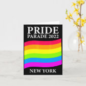 Pride Parade 2022 New York City _1 Karte (Gelbe Blume)