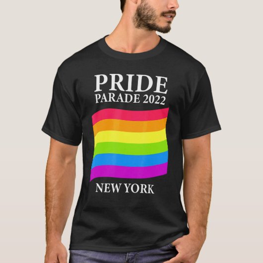 Pride Parade 2022 New York City T-Shirt (Vorderseite)