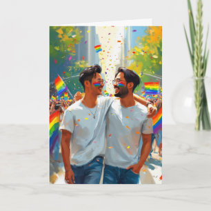 Pride-Parade-Feier Karte