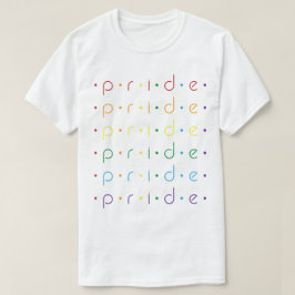 Pride Pattern Regenbogen Dots Gay LGBT Quee Allian T-Shirt