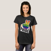 Pride Peace Blk T-Shirt (Vorne ganz)