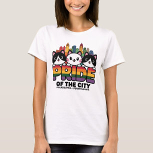 Pride Philadelphia City Pennsylvania USA Rainbo T-Shirt