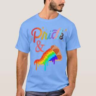 Pride & Pizza Lesbian Gay Rainbow Lgbtq Funny T-Shirt
