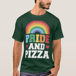 Pride & Pizza Lgbt Gay Pride Regenbogenflagge Lgbt T-Shirt