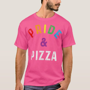 Pride & Pizza Lgbt Lgbtq Gay Pride Regenbogenflagg T-Shirt