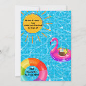 PRIDE Pool Party Einladung (Rückseite)