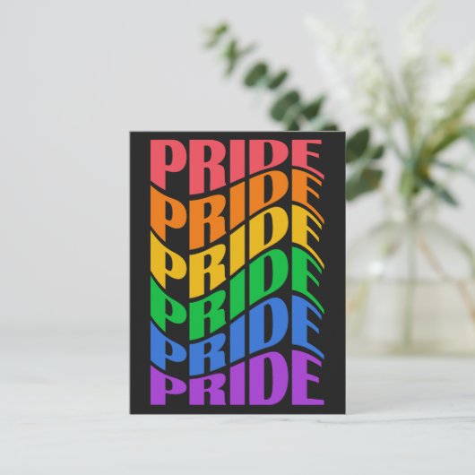 Pride Postkarte (Stehend Vorderseite)