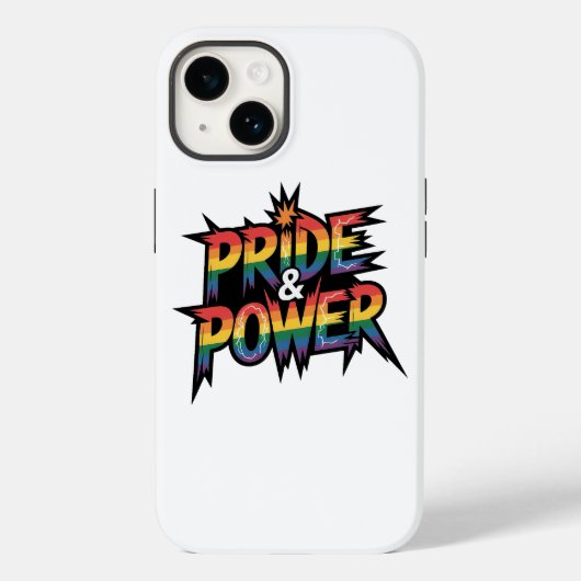 Pride & Power LGBTQ Case-Mate iPhone Hülle (Rückseite)