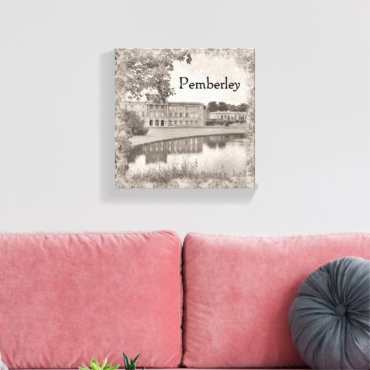 Pride & Prejudice #2 Originale Art Wall Leinwand (Insitu (Wohnzimmer))