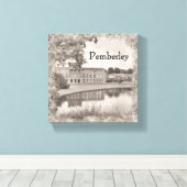 Pride & Prejudice #2 Originale Art Wall Leinwand (Insitu (Holzboden))