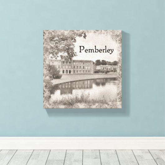 Pride & Prejudice #2 Originale Art Wall Leinwand (Insitu (Holzboden))