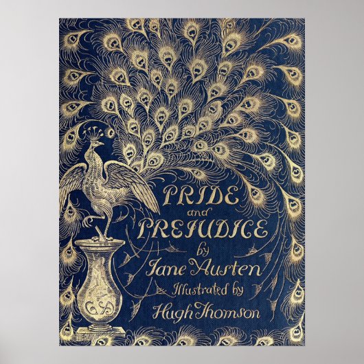 Pride & Prejudice Antique Cover Poster (Vorne)