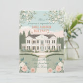 Pride & Prejudice House Einladung (Stehend Vorderseite)