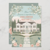 Pride & Prejudice House Einladung (Vorne/Hinten)