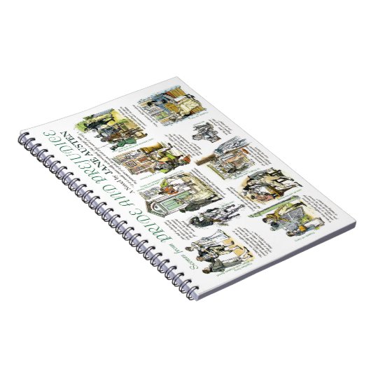Pride & Prejudice-Notebook Notizblock (Rechte Seite)
