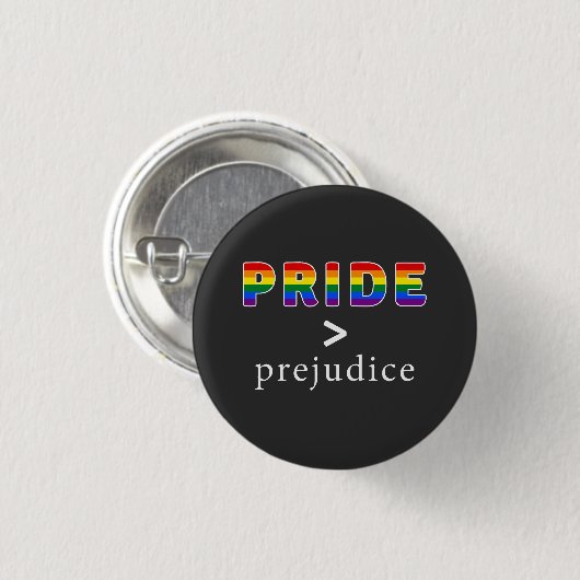 Pride & Prejudice Pride Button (Vorne & Hinten)