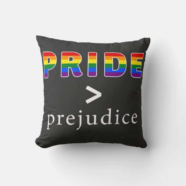 Pride & Prejudice Pride shirt Kissen (Vorderseite)
