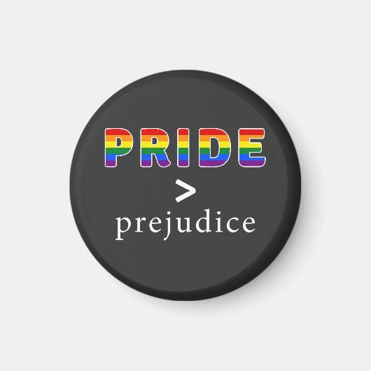 Pride & Prejudice Pride shirt Magnet (Vorne)