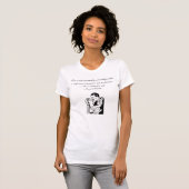 Pride & Prejudice Zitat T - Shirt (Vorne ganz)
