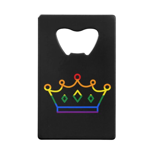 Pride Queen Geldbeutel Flaschenöffner (Vorderseite)
