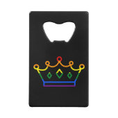 Pride Queen Geldbeutel Flaschenöffner (Rückseite)