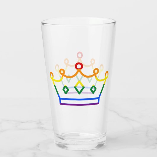 Pride Queen Glas (Rückseite)