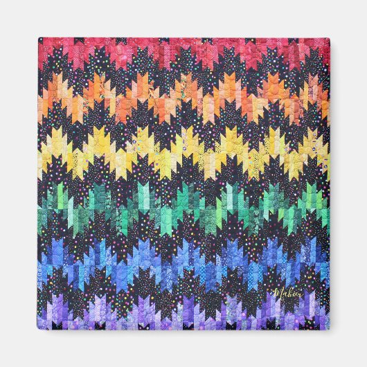 Pride Quilt by Joey Mahieu Magnet (Vorne)