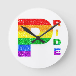 "PRIDE" RAINBOW #3 RUNDE WANDUHR