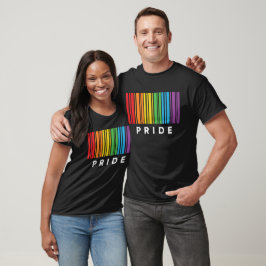 Pride Rainbow Barcode LGBTQIA+ T - Shirt
