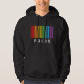 Pride Rainbow Barcode LGBTQIA+ T - Shirt (Vorderseite)