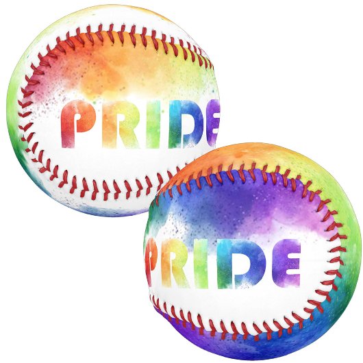 Pride Rainbow Baseball