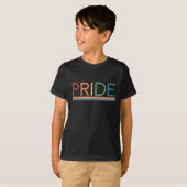 PRIDE Rainbow Black T - Shirt (Vorne ganz)