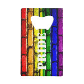 PRIDE Rainbow Brick Flaschenöffner (Vorderseite)